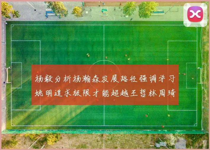 杨毅分析杨瀚森发展路径强调学习姚明追求极限才能超越王哲林周琦状态
